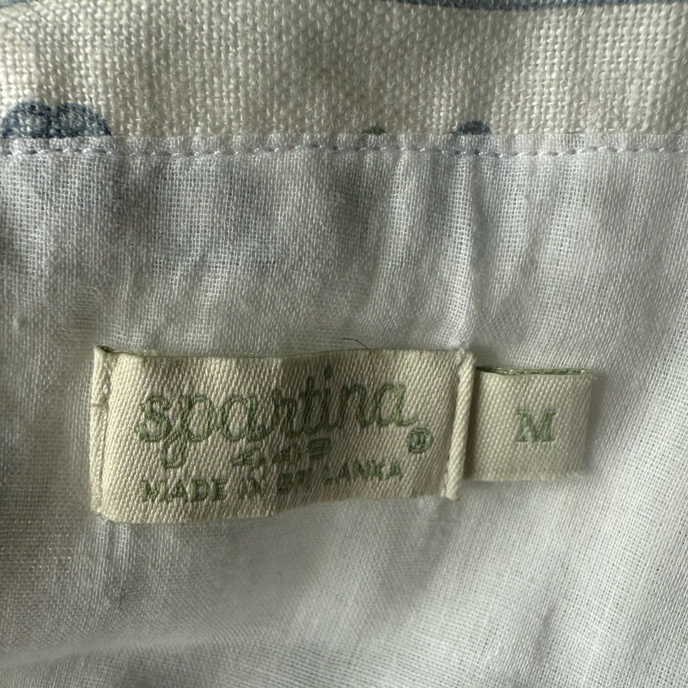 Spartina 449 Linen Midi Dress Size Medium - Picture 10 of 14